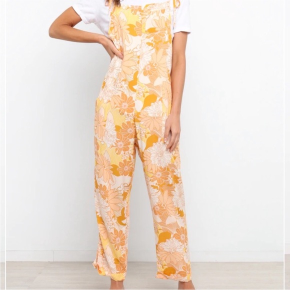 Petal & Pup Pants - Petal & Pup Yellow Orange Daisy Jumpsuit